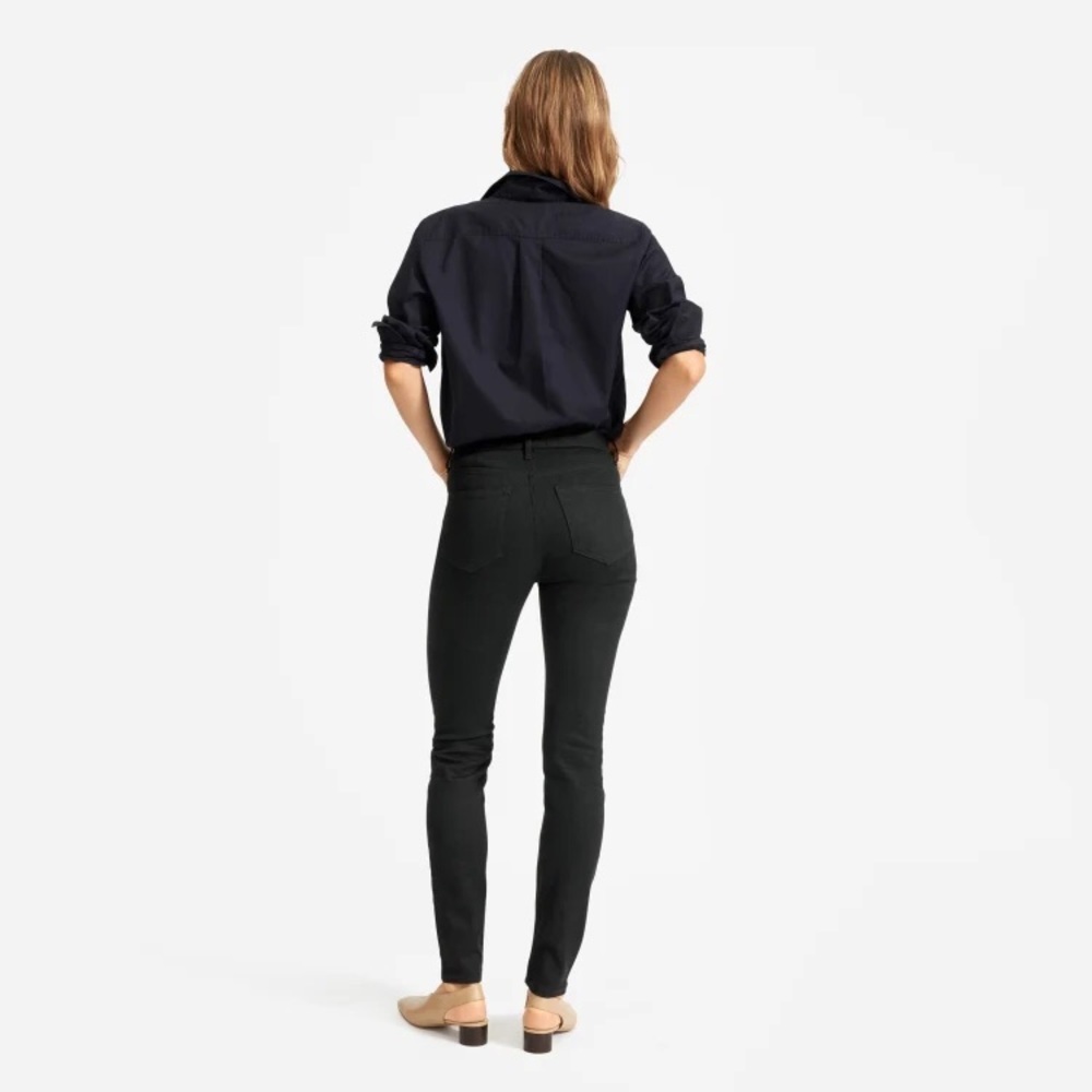 Everlane Black Mid Rise Skinny Jeans - Picture 3 of 8